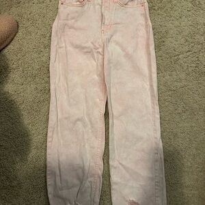 Wild Fable Light Pink Straight Leg Jeans